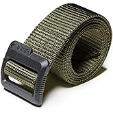 CQR Tactical Belt, Military Style Heavy Duty Belt, Webbing EDC Quick-Release Buckle