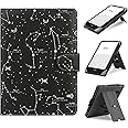 HoYiXi Universal Case Compatible with 6”-6.8” Kobo/Pocketbook/Tolino/Sony E-Book eReader Kindle Paperwhite/Kobo Clara HD/Kobo Clara 2E Leather Stand Cover for 6-6.8'' E-Book, Constellation