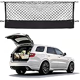 Cargo Net for Dodge Durango SXT GT R/T SRT Trunk Car Tailgate Netting | 2026 2025 2024 2023 2022 2021 2020 2019 2018 2017 2016-1998 Custom Fit Rear Touring, Envelope Style, Zippered Collection Bag