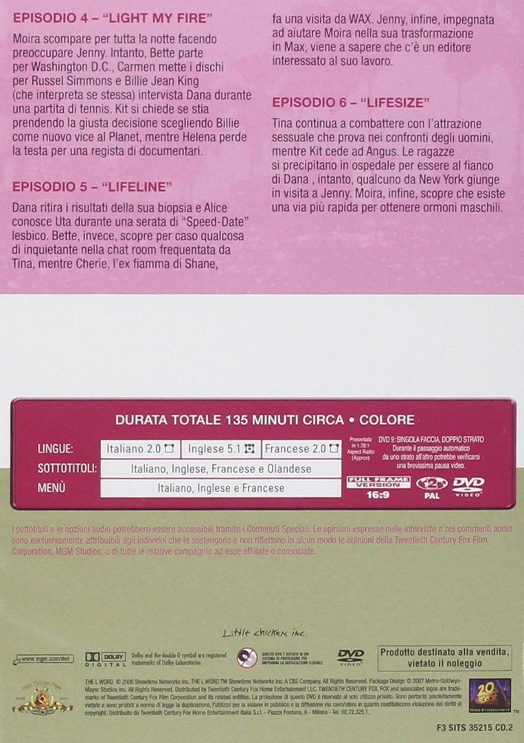 Amazoncom The L Word Stagione 03 Import Italien Movies Tv