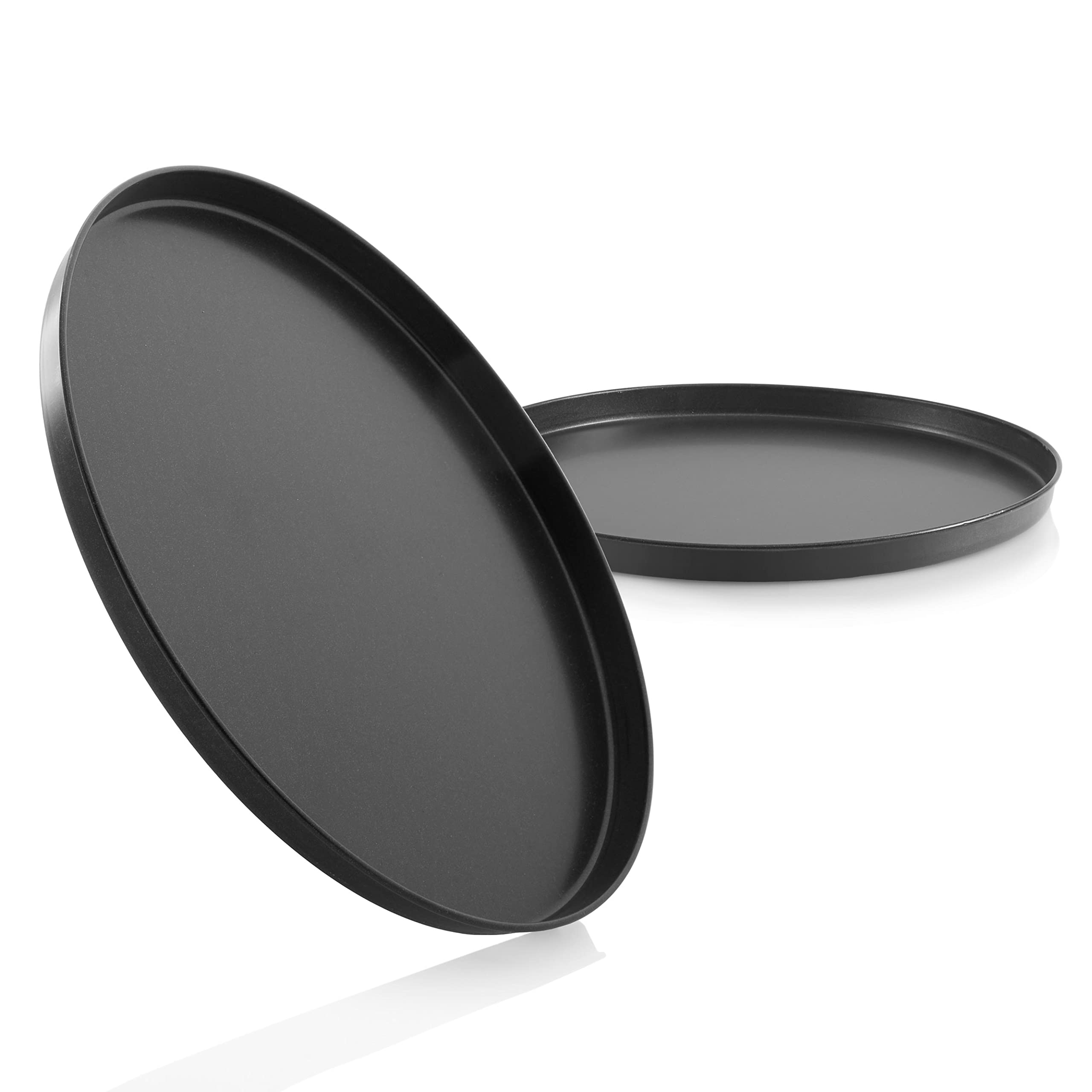 Grizzly Pizza Tray Round 28 cm, Set of 2, Non-Stick Coated, Baking Tray Round, Versatile, Made in Germany