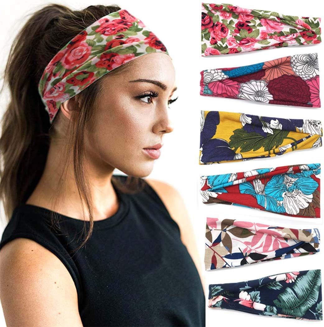 Bohend Boho Wide Women Headbands Flower 