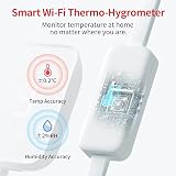 SwitchBot Matter Hub 2 WiFi Thermometer Hygrometer IR Remote Light Sensor Alexa view 3