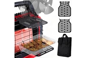 OURHOM Heater Bracket, Compatible with Mr. Heater Buddy MH9BX, MH12HB, MH18B, Wood Stove Fan Holder for Heater, Multi-Purpose Heater Holder for Heated Stuff Outdoor, Buddy Heater Accessories