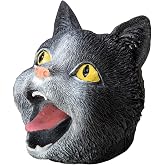 Schylling Cat Hand Puppet - Stretchy Detailed Texture and Painted Face - Color May Vary (Pack of 1)