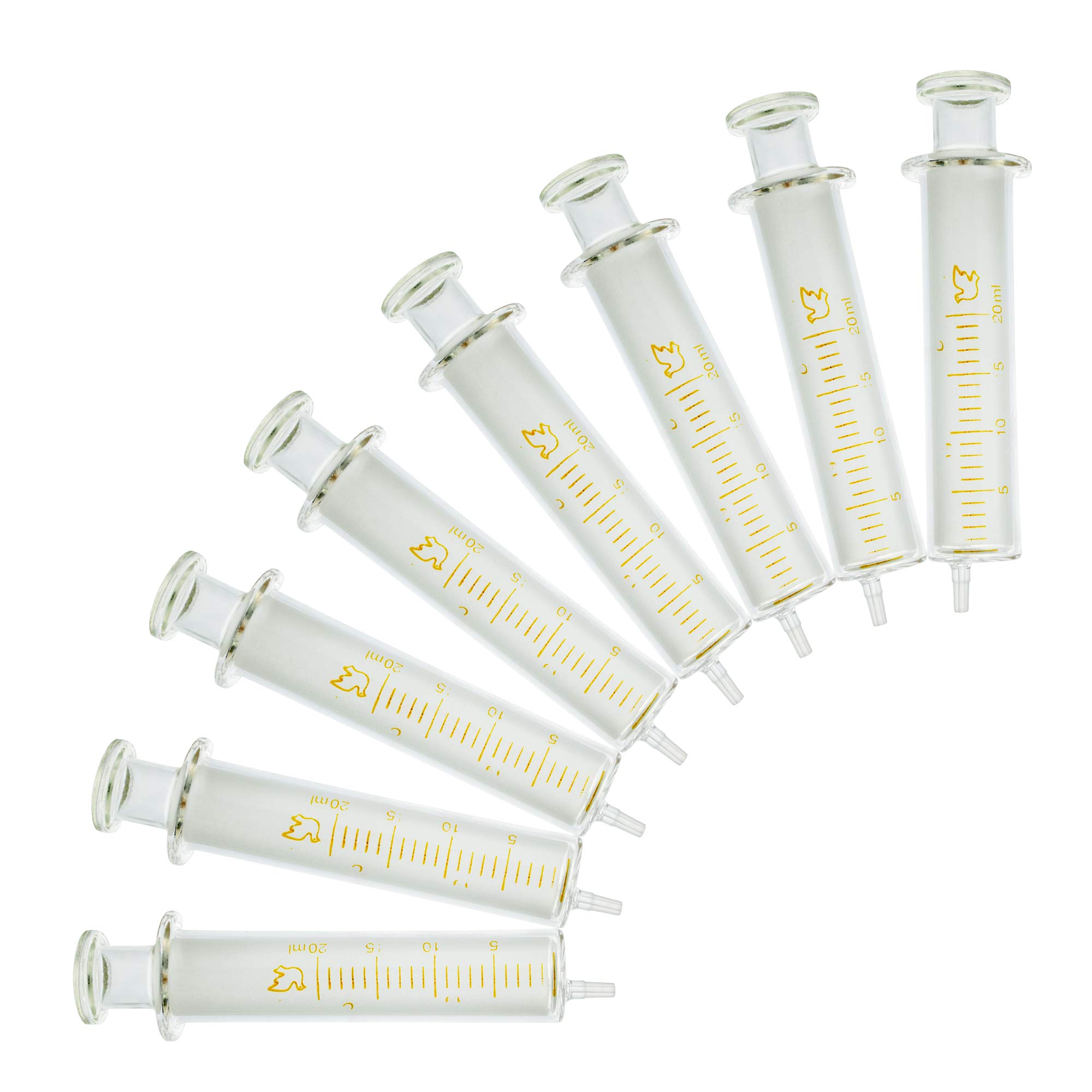 1ml 2ml 5ml 10ml 20ml 30ml 50ml 100ml Glass Syringe. Needleless Syringe