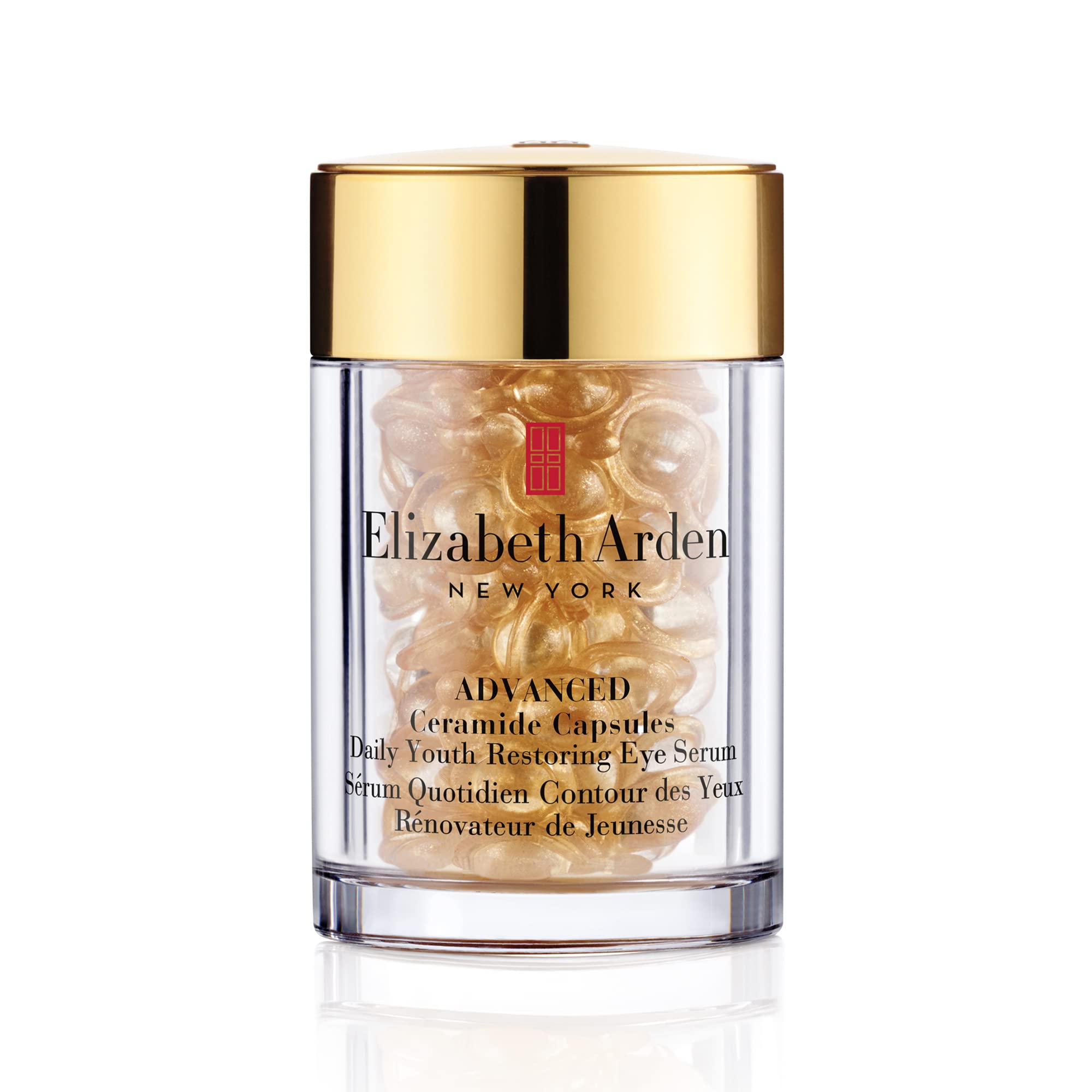 Elizabeth Arden Advanced Ceramide Capsules Daily Youth Restoring Eye Serum (60 pcs) Anti-Ageing Skincare for Eyes to Nourish & Firm, for Day & Night