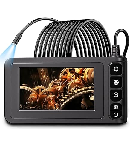 Caméra Endoscopique HD 1920P Avec Sonde Semi-rigide 5m - IP67, 8 LED, Pour IOS/Android