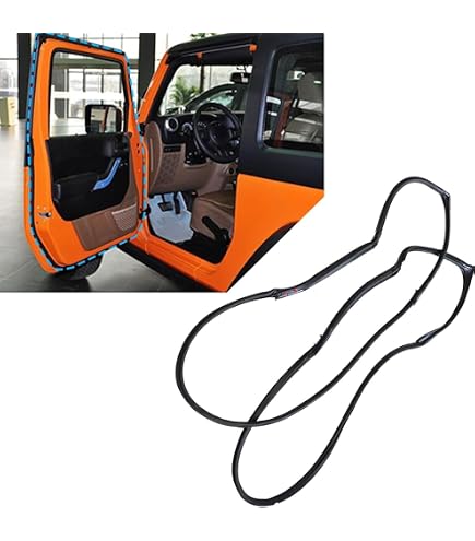 Fairchild Door Weatherstrip Seal Set For Jeep Wrangler 87-95 Half Doors – Pair (Front Left & Right) NEW