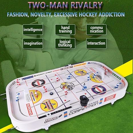 Amazon Com Ice Hockey Table Game Set Ice Hockey Table Hand Pull