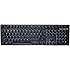 iKBC PBT Backlit Doubleshot Mechancial keyboard Keycap Set for Mechanical Keyboard with Cherry MX Switch, Black Color, 108 Keys