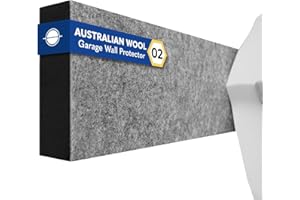 Garage Planet WP02 Garage Wall Protector Car Door Protectors, Designed in Australia (Black, 4 Pack)