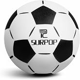 Surpop Silent Soccer Ball, Size 5 Foam Ball for Indoor Training | Soft foam design helps reduce impact and noise for indoor dribbling, home practice, apartment play, and rainy-day training