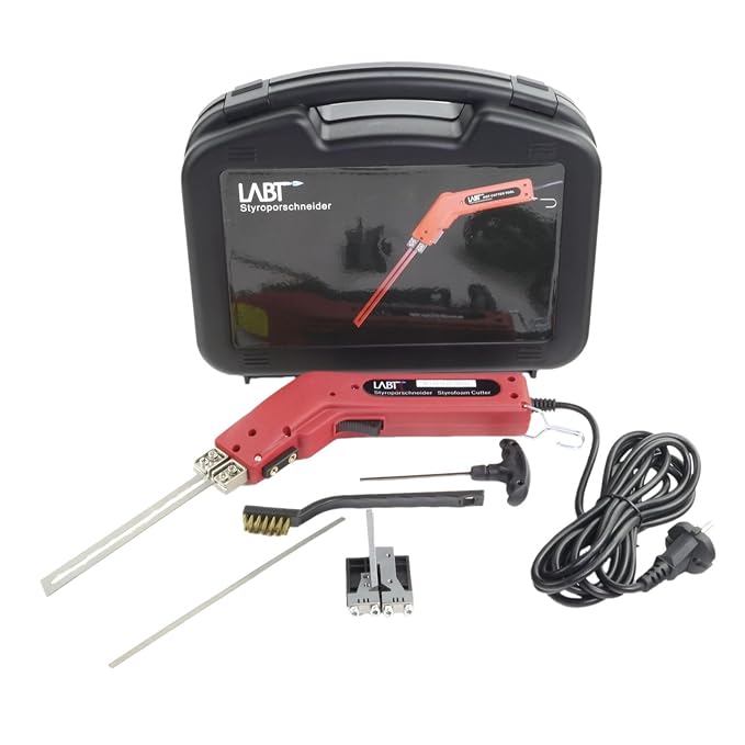 Styroporschneider Styrocutter Handschneider 150mm Klinge 20cm gerade Nutenfräse Set 150 Watt