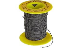 Mitchell Abrasives 52-S Round Abrasive Cord, Silicon Carbide 150 Grit .055" Diameter x 25 Feet
