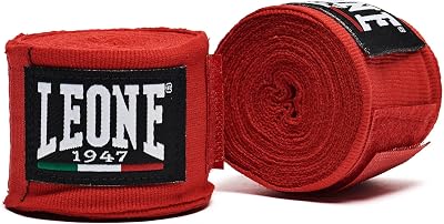 LEONE 1947 Bandages Unisex Red 4.5 M AB705 Semi-elastic Velcro Protection