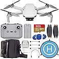 DJI Mini 2 SE, Lightweight Mini Drone with QHD Video, 10km Max Video Transmission, 31-Min Flight Time, Under 249 g, Auto Return to Home Bundle with 64GB Memory, DJI Bag, Landing Pad + More