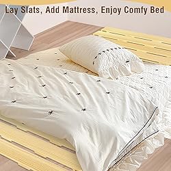 Japanese Tatami Mat Floor Bed, Knotless Solid