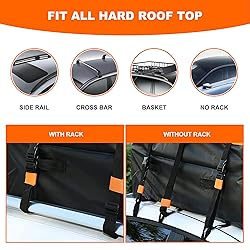 MeeFar Rooftop Cargo Carrier Car Roof Bag 21 Cubic