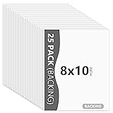 Somime 25 Pack Backing Boards Only - 8x10 Uncut