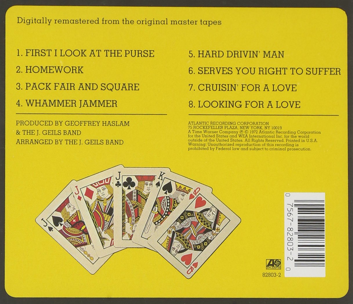 J Geils Band Full House Live Amazon Com Music