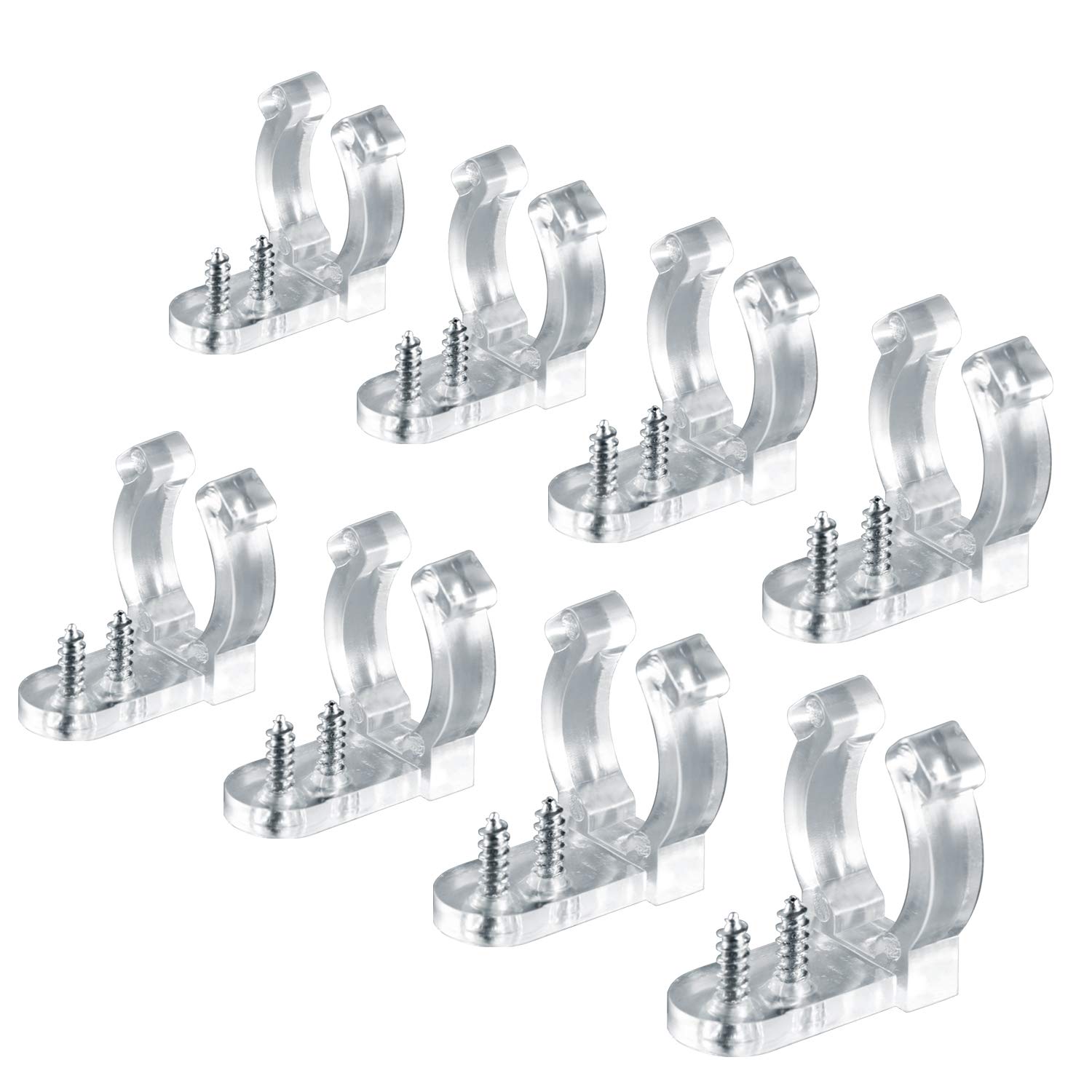 LED Rope Light Clips Holder Plastic Mounting Clips for Led Light Wall Mount 743447774881 eBay