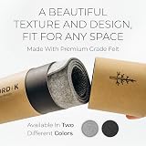 Nordik Large Felt Desk Mat Marle 89 x 43 cm Full Desk Cover view 2