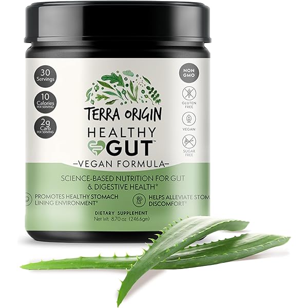 Amazon.com: TERRA ORIGIN Healthy Gut Powder (Honey Lemon) | 30