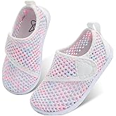 LeIsfIt Toddler Water Shoes Boys Girls Barefoot Aqua Socks Kids Breathable Quick-Dry Swim Shoes for Beach Pool Surf