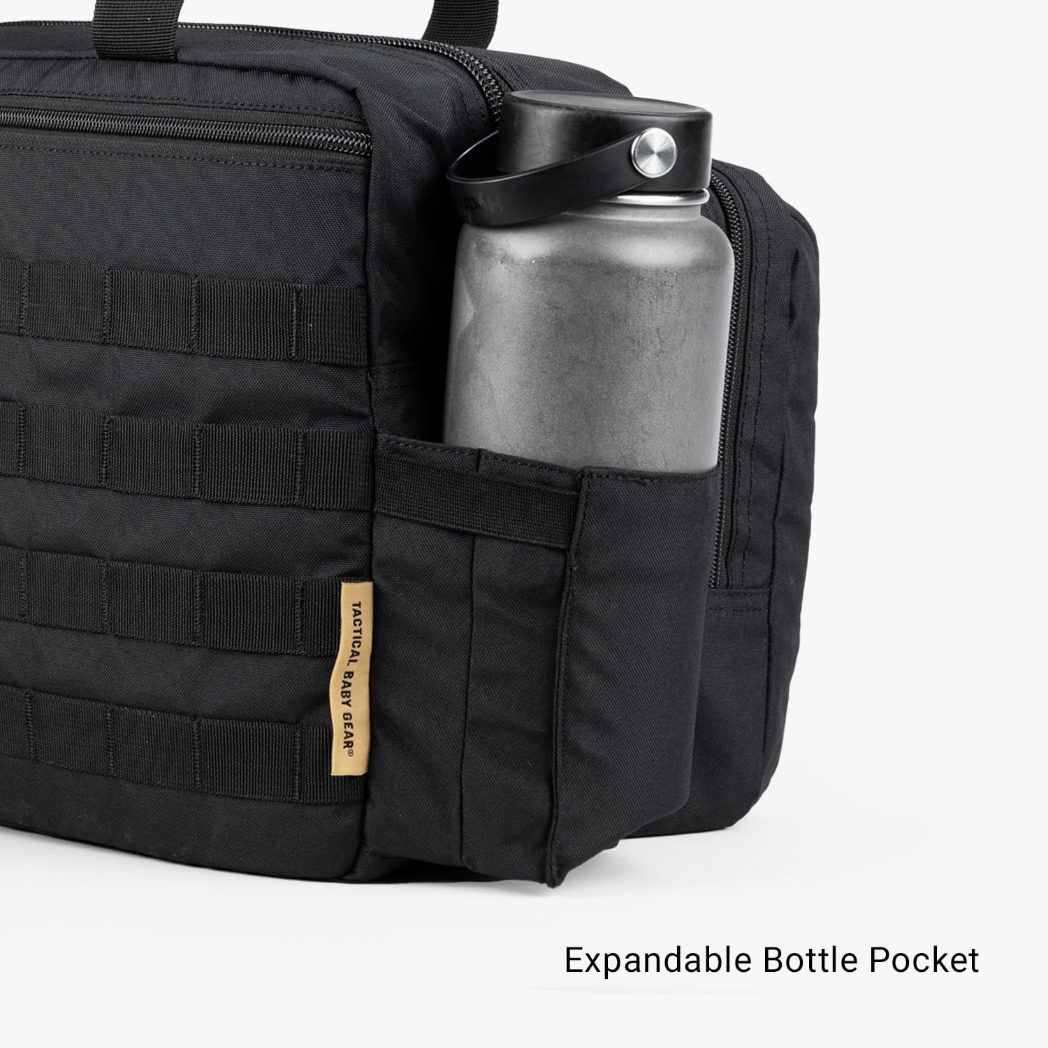 Tactical Baby Gear 4th Gen Tactical Diaper Bag for Dads w/Included Changing Mat, Stroller Straps