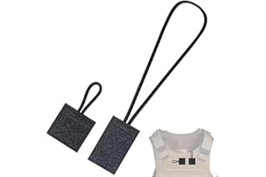 Ezcora Radio Mic Holder Keeps Mic in Place for Police Law Enforcement, Police Radio Microphone Holder Mic Clip for Vest Accessories