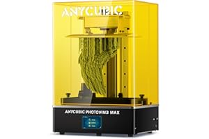 ANYCUBIC Resin 3D Printer, Photon M3 Max SLA LCD UV Resin Printers with 13.6'' 7K Mono Screen, Smart Resin Filler, Large 3D Printing Size 11.7'' x 6.5'' x 11.81''