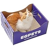 Cardboard Cat Scratcher Box with Extra-Large