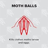 Rentokil RKLPSM97 Moth Balls Pack of 20 Clear 10.3x14.5x4.3 cm view 5