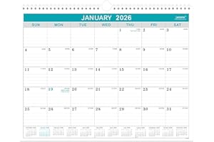 LEMOME Calendar 2026, 12 Months from January 2026 to December 2026,11.5" x 14.6", with Julian Date