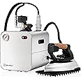 Reliable 5100IS/2100IR Professional Iron Station with Eco Mode, 120V, 2.2M Steam Hose, 2.2L Stainless Steel Boiler, Aluminium Soleplate, 1800W Total, Made in Italy