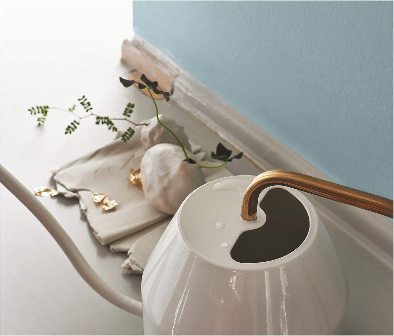 IKEA.. 403.941.18 Vattenkrasse Watering Can, Ivory, Gold: Home & Kitchen