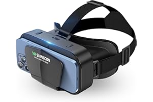 AXNCVFVR VR SHINECON VR Headset Virtual Reality 3D Glasses Headset Helmets VR Goggles for TV, Movies,Phone Education& Video Games Compatible iOS, Android &Support 4.7-7.2inches
