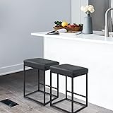PHI VILLA Bar Stools Counter Heighr Set of