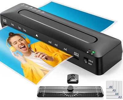 MAXDONE A3 Laminator Machine 5-in-1 Cold & Thermal with Trimmer & Corner Rounder