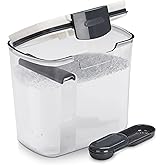 ProKeeper 1 Quart Airtight Powdered Sugar Storage Container – Grey, BPA-Free Plastic