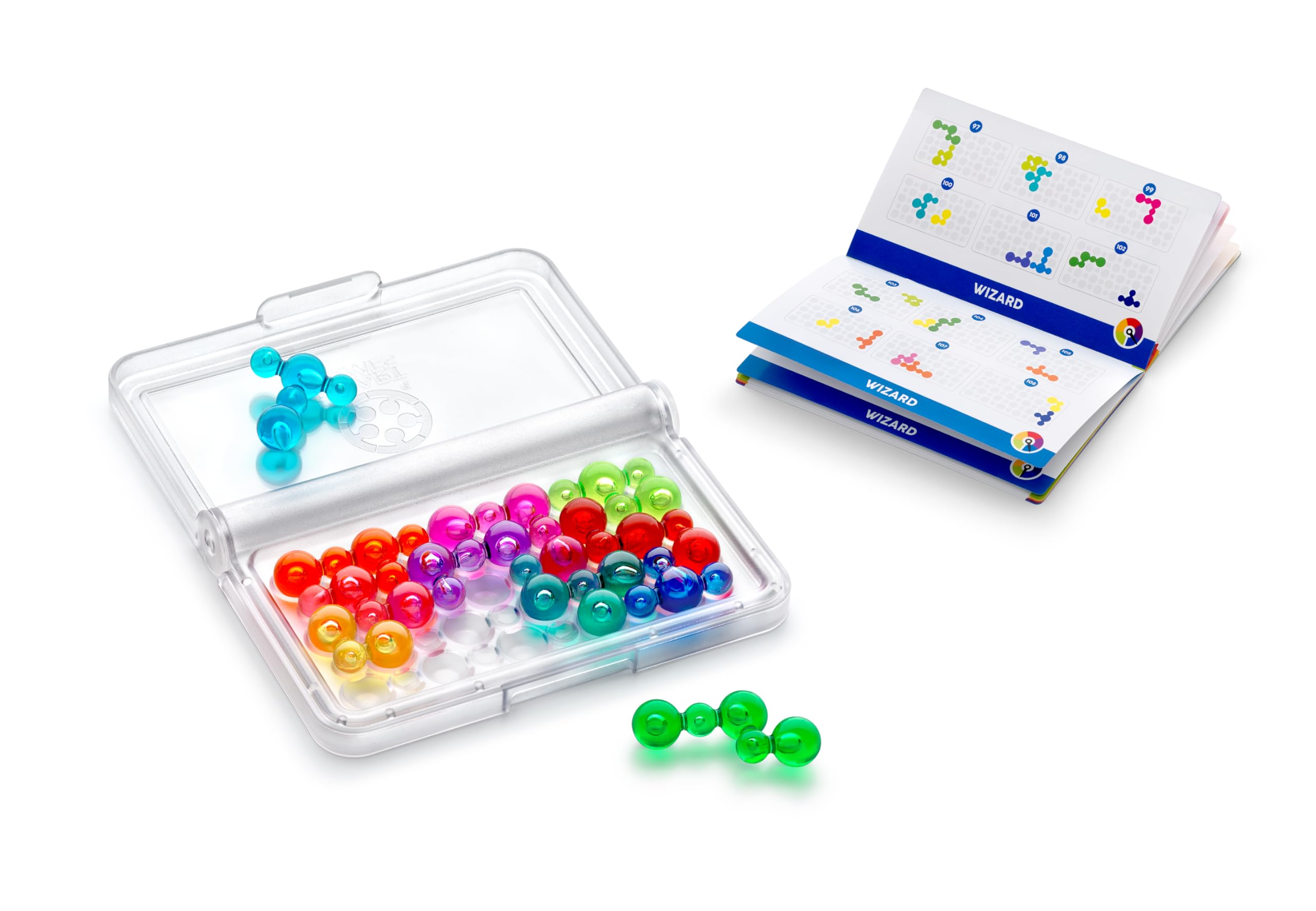 SmartGames IQ Bubbles | Boost Logic and Problem Solving Skills | 120 Challenges from Easy to Expert | Great for Ages 7 - Adult | A Fun Travel Game in a Portable Case