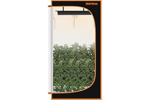 HydroHaven 3x3 Grow Tent Kit (32"x32"x63") - Heavy-Duty 600D Diamond Mylar Lining, 98% Reflective, Viewing Window & Waterproof Floor Tray for Hydroponics Indoor Growing