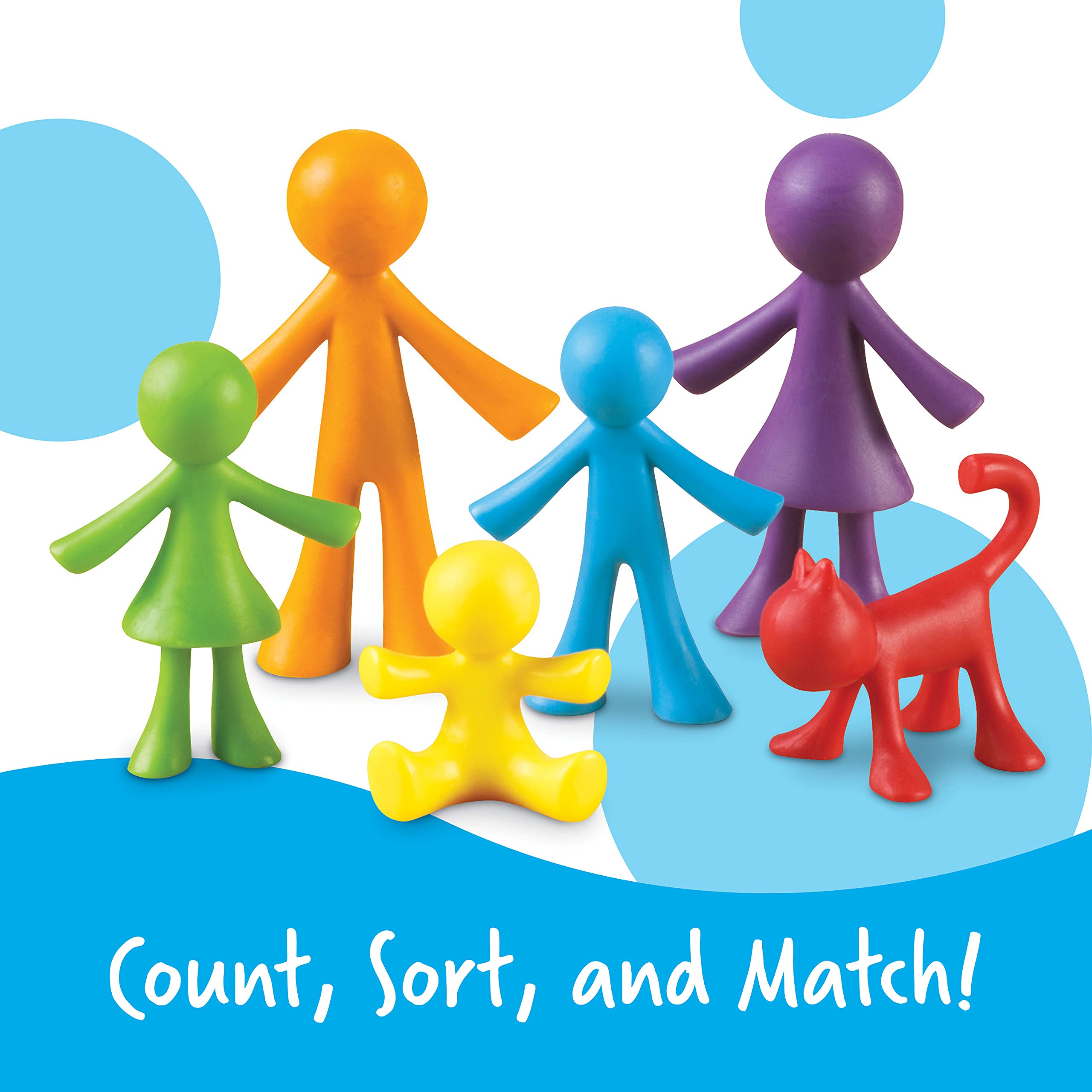 Learning Resources All About Me Family Counters - Toddler Sensory Toys, Preschool Activities, Classroom Must Haves, Math Manipulatives, Social Emotional Games, Fine Motor Skills, Color Sorting