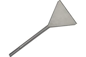 Sabre Tools SDS MAX 6" Thinset Scraping Chisel (6" x 15") - Machine Sharpened, Tile & Thinset Removal, Floor Scraper