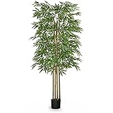 Maia Shop 5ft Artificial Bamboo Tree Plant for House, Apartment or Office – Realistic Fake Indoor Plants for Living Room, Bedroom, Bathroom, Entryway or Patio – Faux Greenery for Home Décor