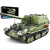 JMBricklayer Military Tank Destroyer Building Toys, WW2 Army Battle Truck Tank Building Sets for Adults, Cool Historical Coll