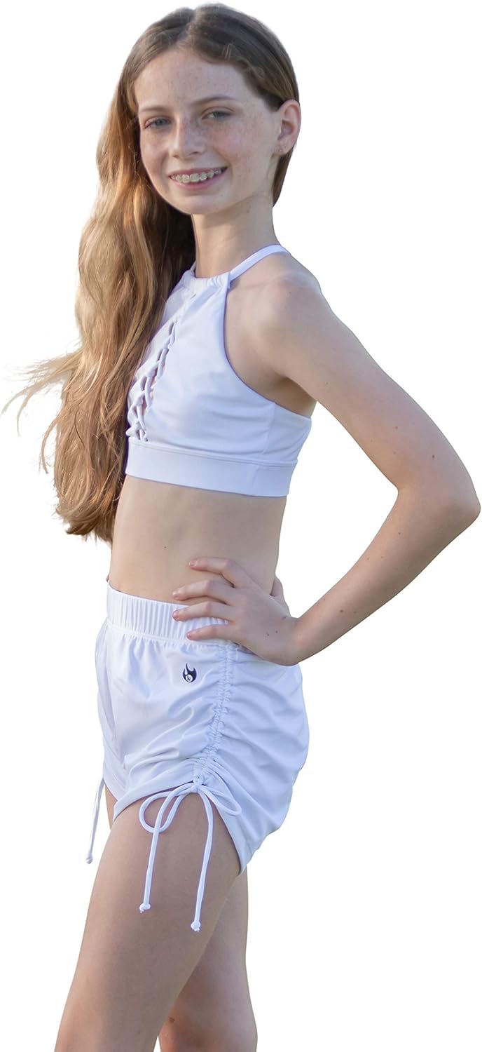 Werk Dancewear Youth Serenity Bra Top - Fashionable Dance Top for Girls: Clothing