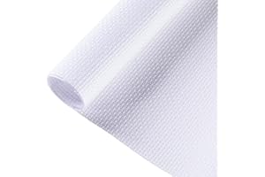 CANFOISON Aida Cloth Big Size 14 Count, White Cross Stitch Fabric, 39 inch by 60 inch