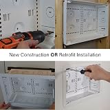Legrand On-Q ENP0900-NA In-Wall Structured Media Enclosure 9 in White view 5